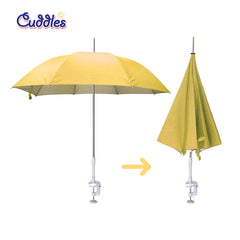 Yellow Pram Parasol Sunshade for Babies