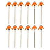 12PK Screw Tent Pegs + Hex Adaptor