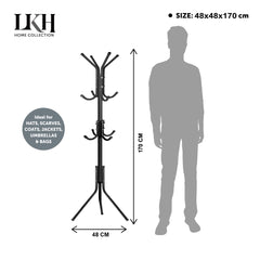 Durable Metal Clothes Tree Stand Organizer
