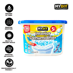 5 Pack Interior Dehumidifier for Moisture Absorption