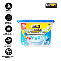 3-Pack Interior Dehumidifiers for Moisture Control