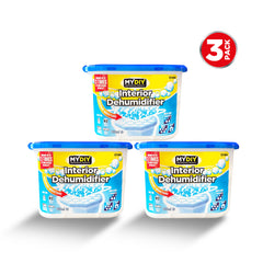 3-Pack Interior Dehumidifiers for Moisture Control