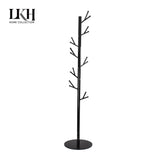 Durable 16-Peg Steel Coat Rack Stand