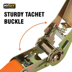 Multi-Use Ratchet Strap for Secure Tie-Downs