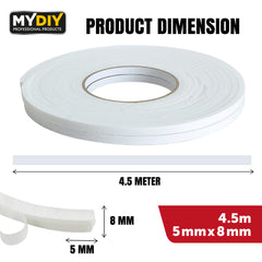 2 Pack Door and Window Seal Strips for Draft Protection