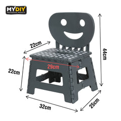Folding Chair 29*22*43 Grey (10)