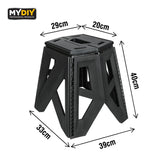 Folding Stool 29*22*39 Black