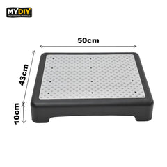 Bath Step Stool 50*43*10cm Black/Grey