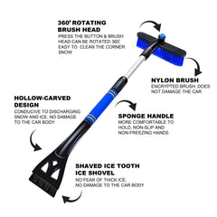 Durable Premium Snow Scraper and Brush
