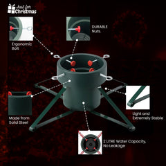 Christmas-Small Tree Stand Green