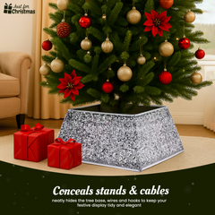 Square Tree Skirt Silver (12)