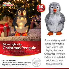 50cm Light-Up Christmas Pengiun
