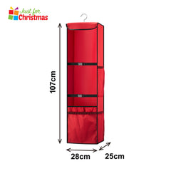 Christmas Gift Wrap Storage with Hanging Hook