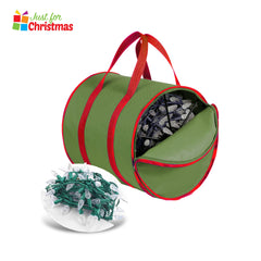 Christmas Lights Storage Barrel Bag