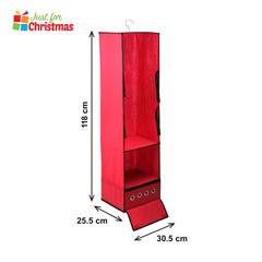 Christmas Gift Wrap and Ribbon Storage with Hanger