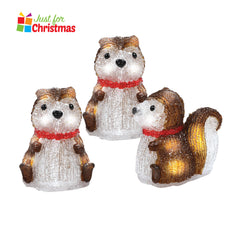 3 Piece LED Squirrel Lights