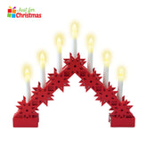 Wooden LED Candle Bridge