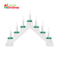 Wooden LED Candle Bridge