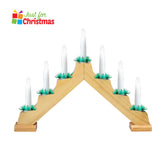 Wooden LED Candle Bridge