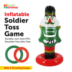 Inflatable Soldier Toss Game