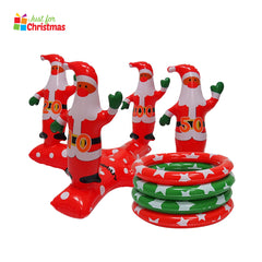 Inflatable Santa Toss Game