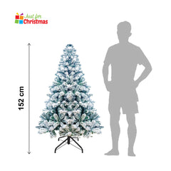 Snowflocked Christmas Tree