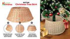 Rattan Christmas Tree Skirt