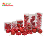 72 Piece Christmas Bauble Set