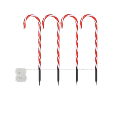 4 Piece LED Candy Cane Lights