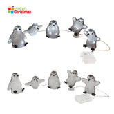 5 Piece LED Penguin String Lights