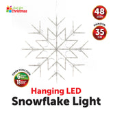 Hanging LED Snowflake Light