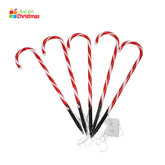 5 Piece LED Candy Cane Lights