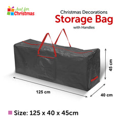 Christmas Decorations Storage Bag with Handles and Side Pouch