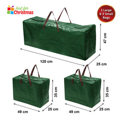 3PC Christmas Decoration Bags with Handles