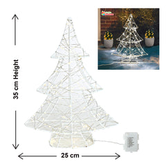 3D Wire LED Christmas Tree Lights