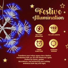 3D LED Starburst Light