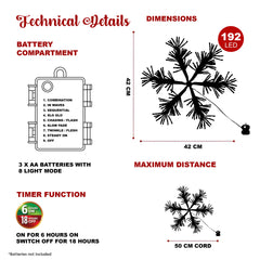 3D LED Starburst Light