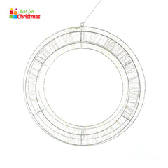 3D Wire LED Christmas Wreath