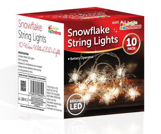 LED String Lights - Snow  carton says 12 but 24 inside
