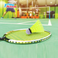 4 Player Badminton Set with Rackets and Shuttlecocks