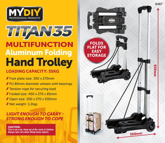 Multifunctional Aluminium Folding Hand Trolley