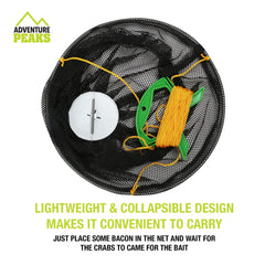 10m Line Deluxe Crayfish and Crab Net