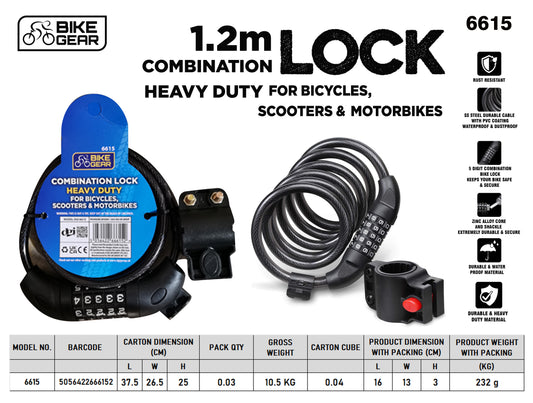 Digital Combination Bike Lock
