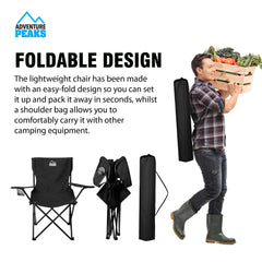 Foldable Camping Chair with Carrier Bag