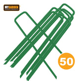 50 Pack of Durable Weed Mat Pins