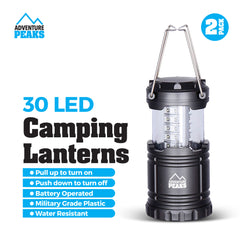 2PK 30 LED Camping Lanterns