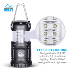 2PK 30 LED Camping Lanterns