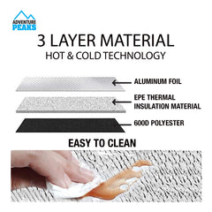 60 Litre Insulated Cooler Bag for Picnic and Travel