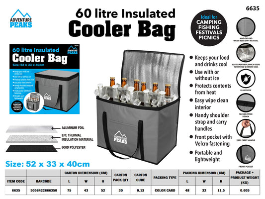 60L Hot/Cold Bag Grey