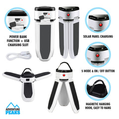 Rechargeable Solar Camping Light